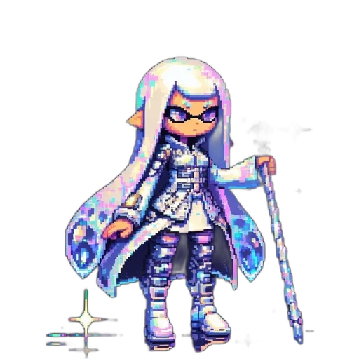 weapon, staff, sword, robot transparent PNG cut-out