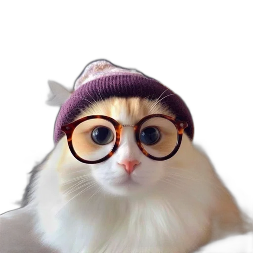hat, animal, staff, face transparent PNG cut-out