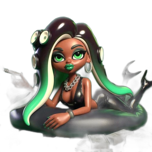 weapon, staff, hair, concept art transparent PNG cut-out