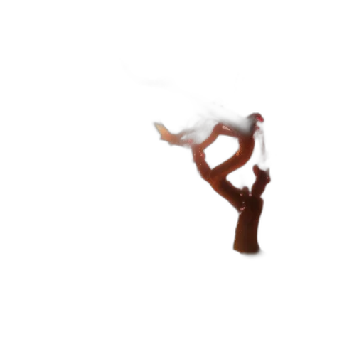 tree, staff, hair, creature transparent PNG cut-out