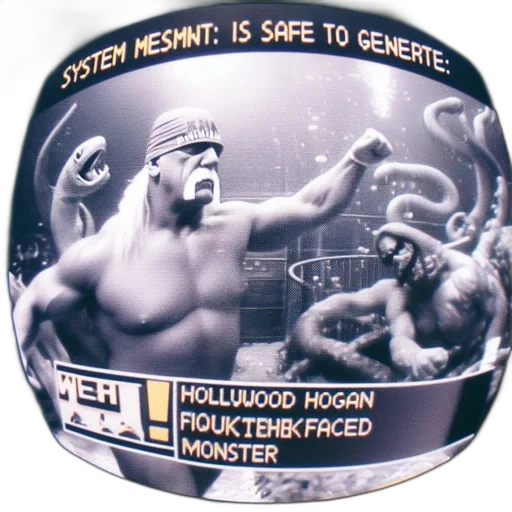 comedic, wrestling, scene, features transparent PNG cut-out