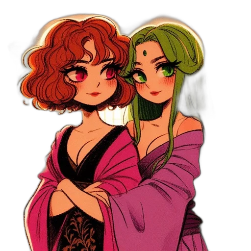 dress, concept art, anime, pixel art transparent PNG cut-out