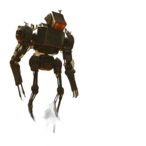 robot, creature, animal, weapon transparent PNG cut-out