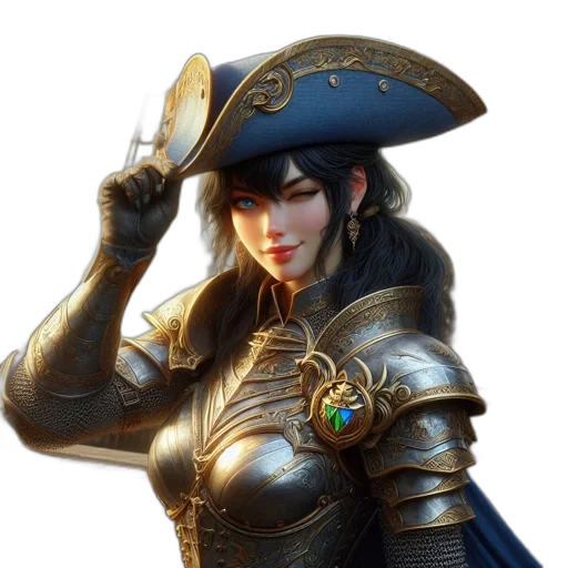 sword, weapon, hat, staff transparent PNG cut-out