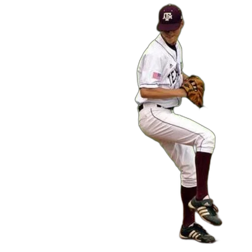 baseball, player, texas, university transparent PNG cut-out