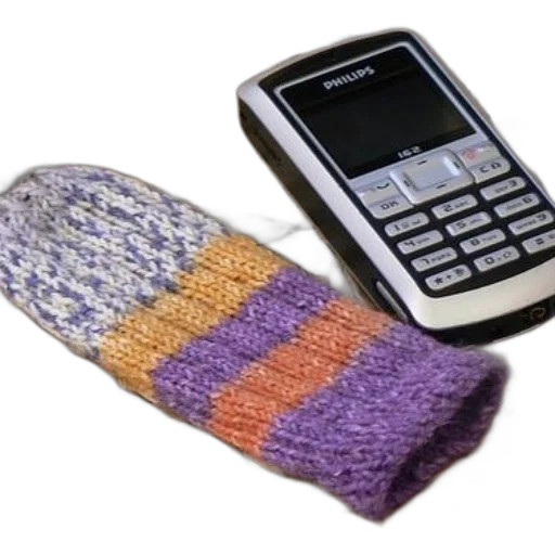 hat, philips, phone, sits transparent PNG cut-out