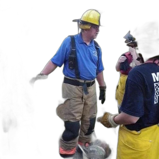 fire, firefighters, gear, gather transparent PNG cut-out