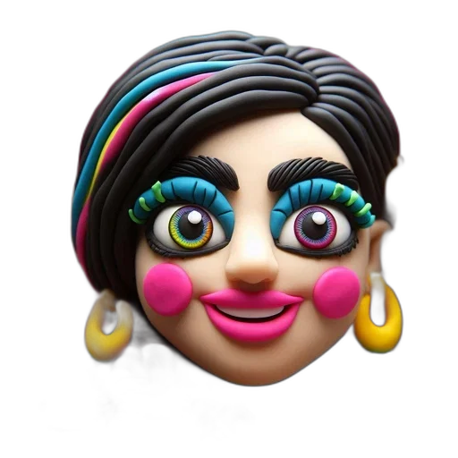 mask, face, jewelry, 3d render transparent PNG cut-out