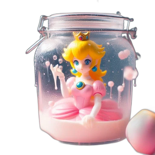 dress, bottle, food, 3d render transparent PNG cut-out