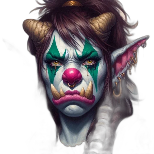 mask, face, creature, fantasy art transparent PNG cut-out
