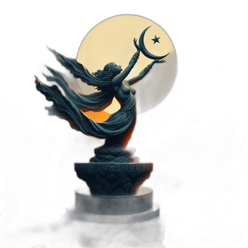 dragon, staff, fantasy art, concept art transparent PNG cut-out
