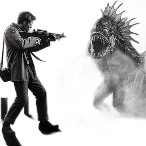 creature, animal, weapon, concept art transparent PNG cut-out