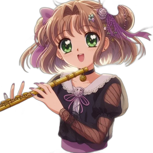 staff, weapon, sword, flower transparent PNG cut-out
