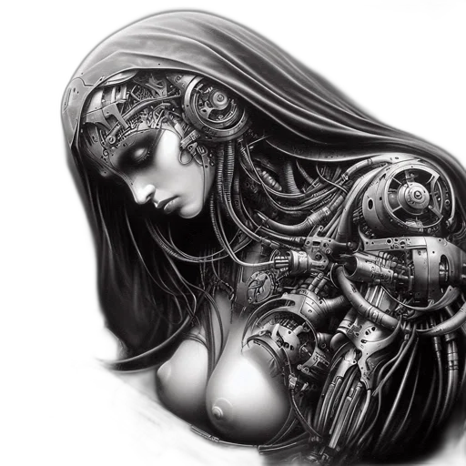 robot, jewelry, mask, crown transparent PNG cut-out