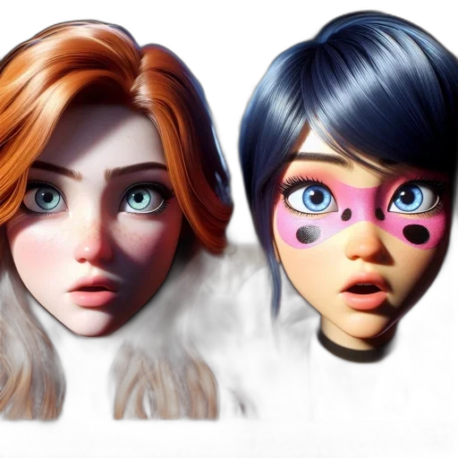 mask, face, 3d render, concept art transparent PNG cut-out