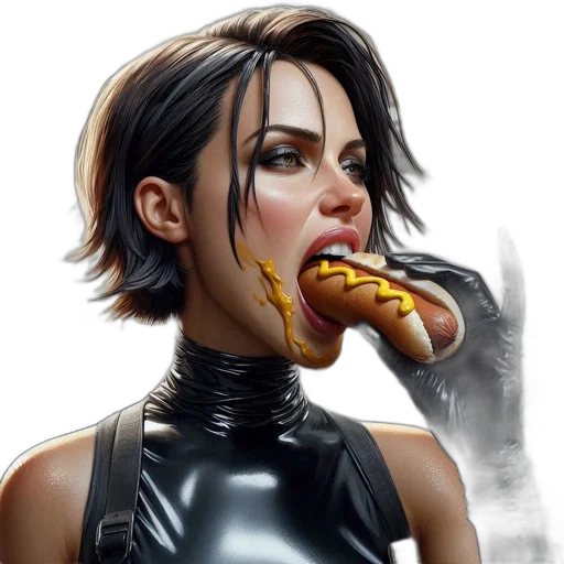 food, face, concept art, comic book art transparent PNG cut-out