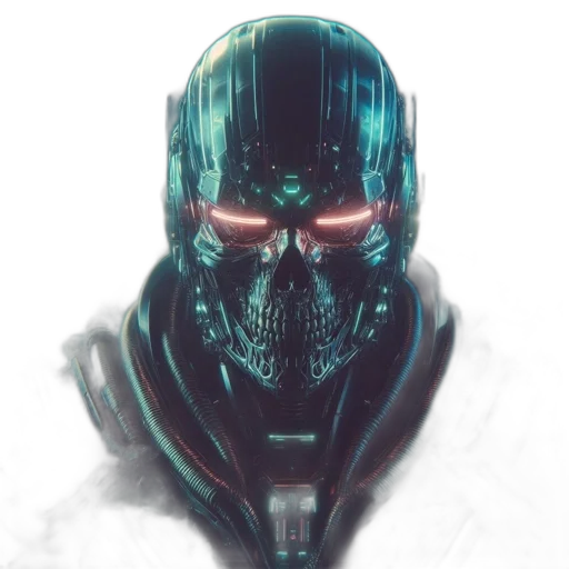 robot, mask, face, creature transparent PNG cut-out