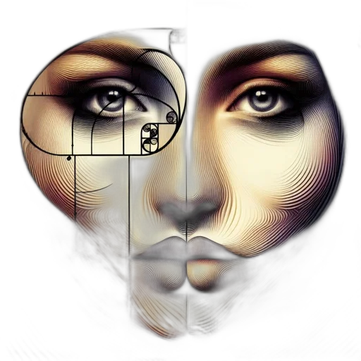 face, mask, jewelry, photorealistic transparent PNG cut-out