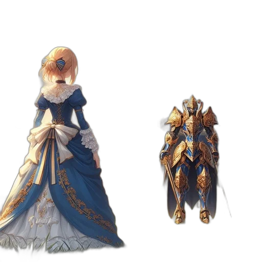 crown, dress, concept art, fantasy art transparent PNG cut-out