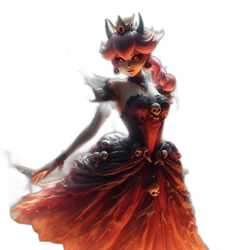dress, crown, dragon, concept art transparent PNG cut-out