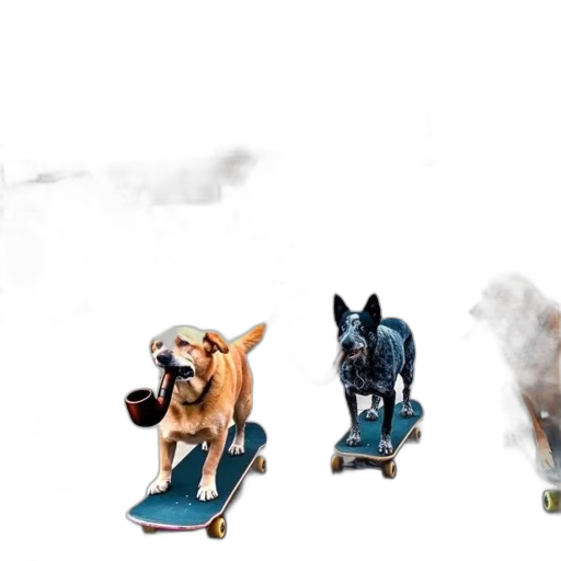 concept art, humorous, illustration, featuring transparent PNG cut-out