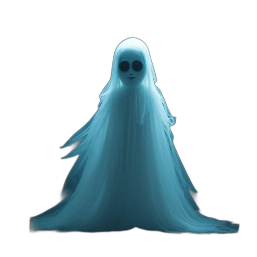 dress, creature, mask, hair transparent PNG cut-out