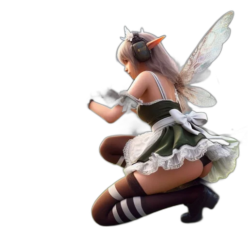creature, robot, dress, weapon transparent PNG cut-out