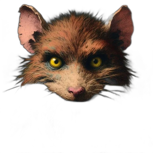 animal, creature, face, mask transparent PNG cut-out