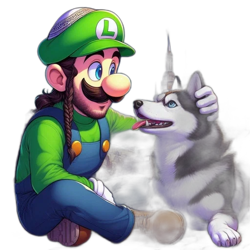 animal, creature, staff, pixel art transparent PNG cut-out