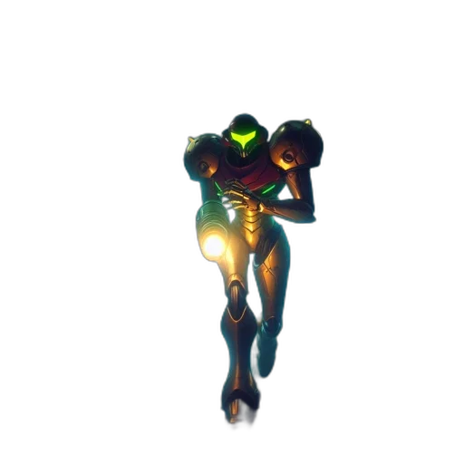 robot, creature, weapon, staff transparent PNG cut-out
