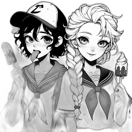staff, anime, cartoon, concept art transparent PNG cut-out