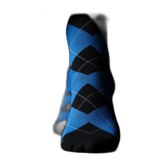 shoes, umbrella, 3d render, blue transparent PNG cut-out