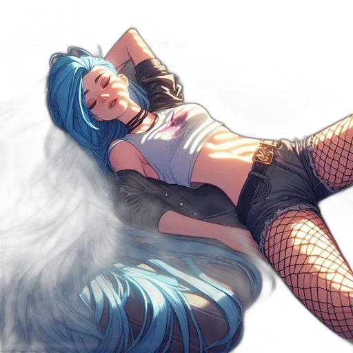 dress, hair, anime, fantasy art transparent PNG cut-out