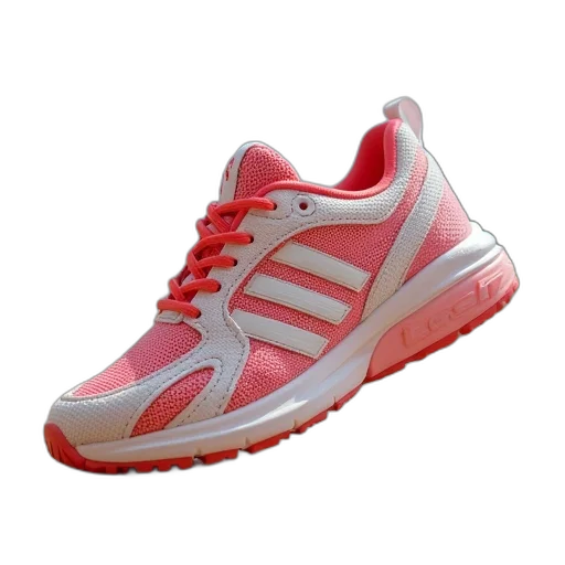 shoes, 3d render, vaporwave, photorealistic transparent PNG cut-out