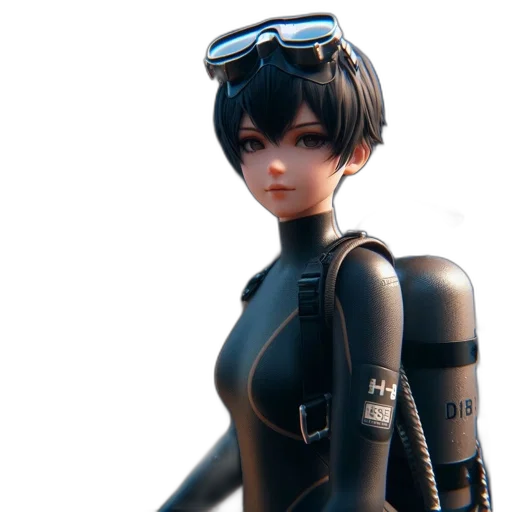 robot, jacket, weapon, face transparent PNG cut-out