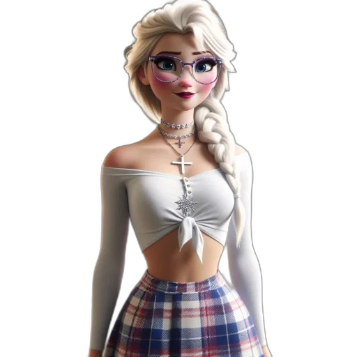dress, 3d render, cartoon, concept art transparent PNG cut-out