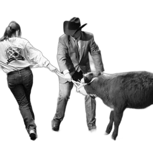 animal, staff, hat, jacket transparent PNG cut-out