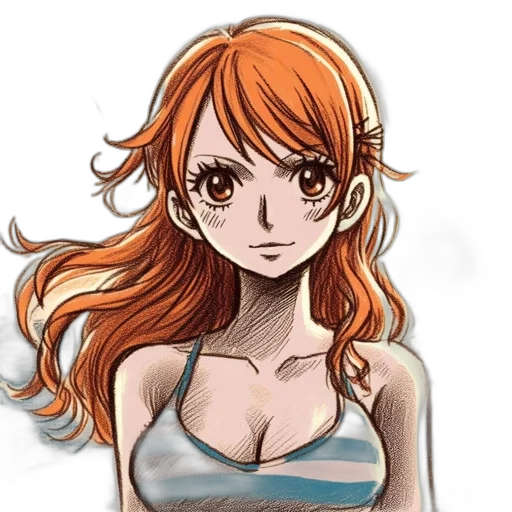 dress, face, staff, anime transparent PNG cut-out