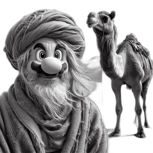 animal, creature, pencil sketch, photorealistic transparent PNG cut-out