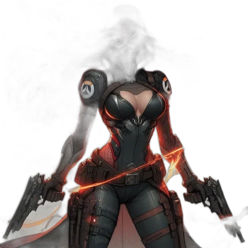 weapon, robot, staff, concept art transparent PNG cut-out
