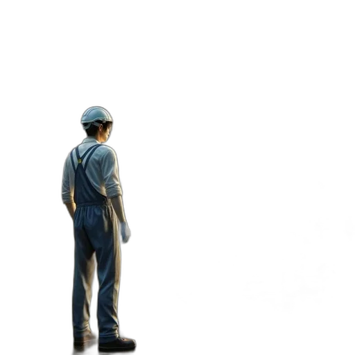 staff, robot, hat, weapon transparent PNG cut-out