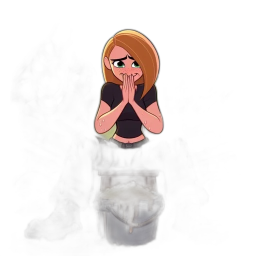pixel art, cartoon, concept art, fog transparent PNG cut-out