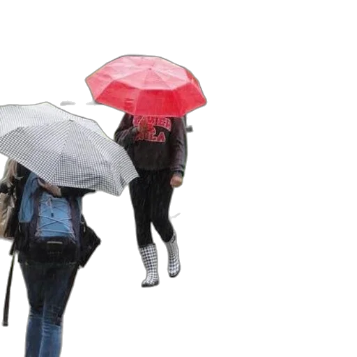 umbrella, jacket, hat, mask transparent PNG cut-out
