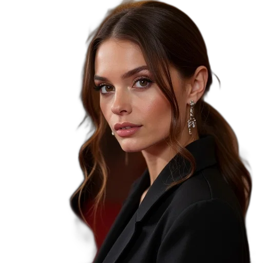 jacket, jewelry, face, staff transparent PNG cut-out