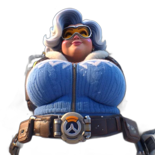 robot, jacket, face, staff transparent PNG cut-out