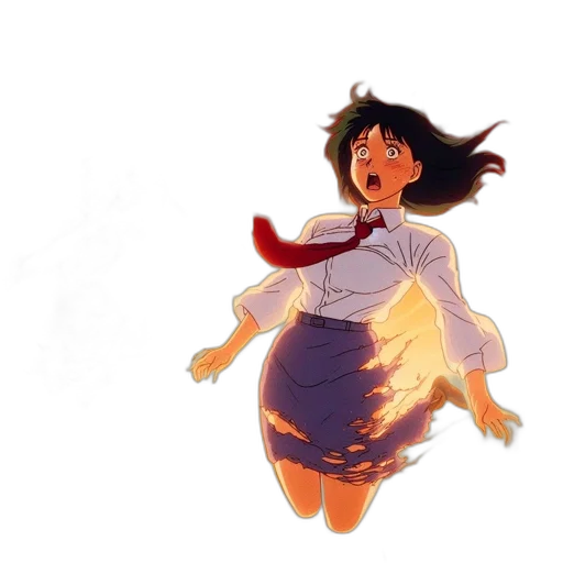 dress, concept art, anime, watercolor transparent PNG cut-out