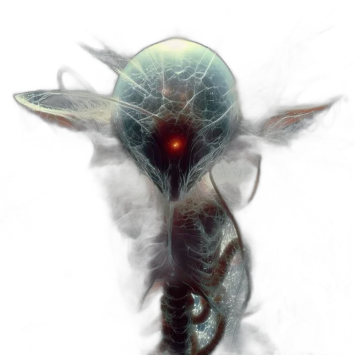 creature, robot, mask, staff transparent PNG cut-out