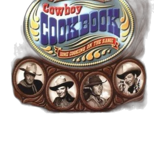 cartoon, cowboy, cookbook, features transparent PNG cut-out