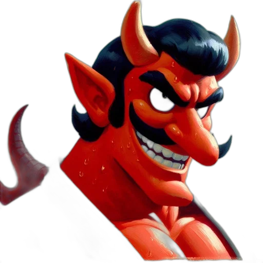 dragon, face, mask, staff transparent PNG cut-out