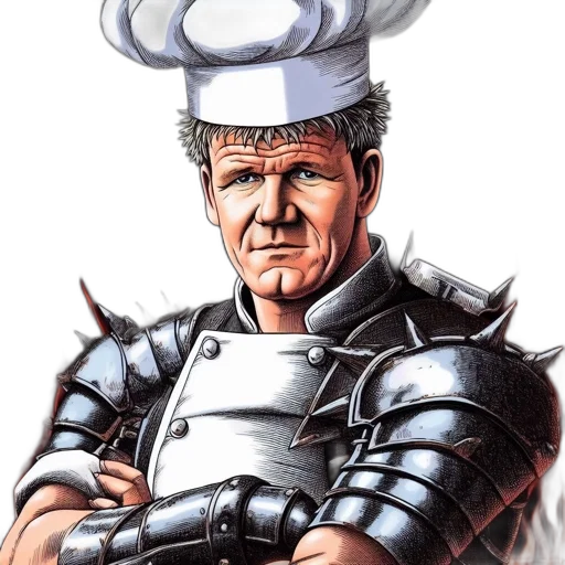 food, staff, hat, face transparent PNG cut-out